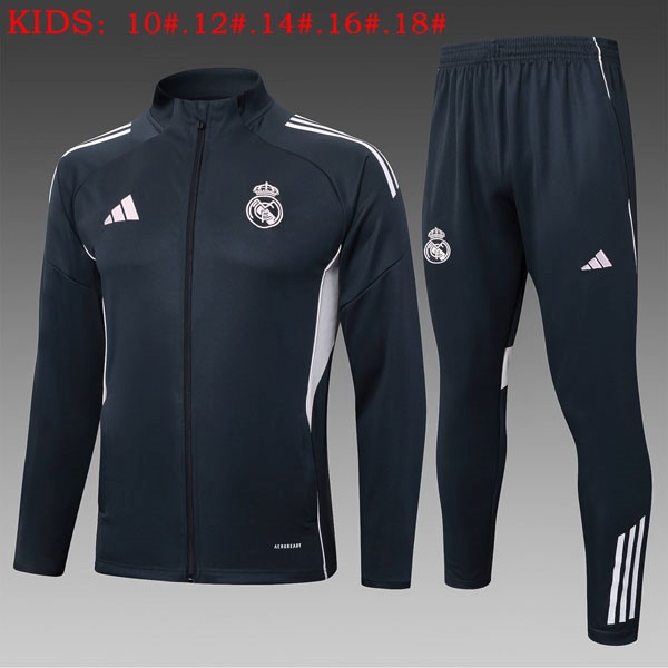 Ninos Chandal Real Madrid 2025-2026 Gris 5